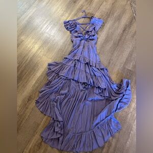 Do + Be Ruffle High Low Dress